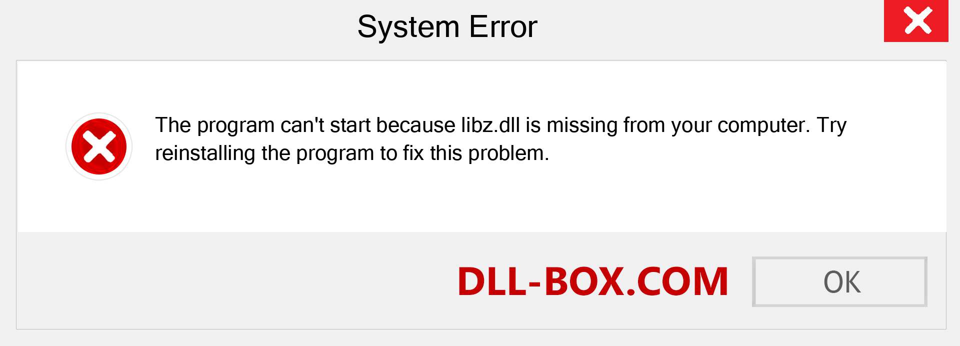  libz.dll file is missing?. Download for Windows 7, 8, 10 - Fix  libz dll Missing Error on Windows, photos, images
