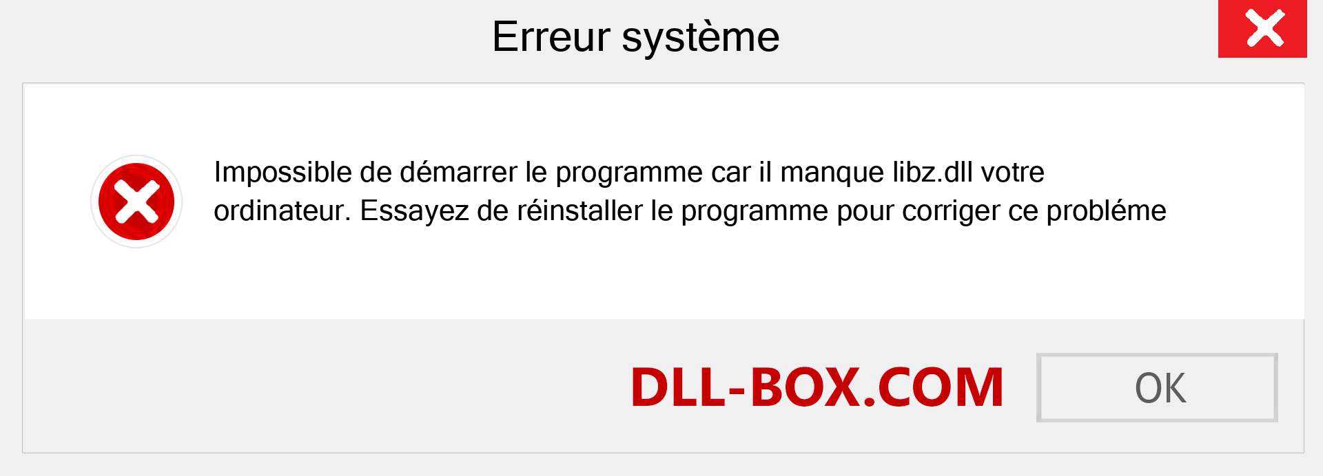 Le fichier libz.dll est manquant ?. Télécharger pour Windows 7, 8, 10 - Correction de l'erreur manquante libz dll sur Windows, photos, images